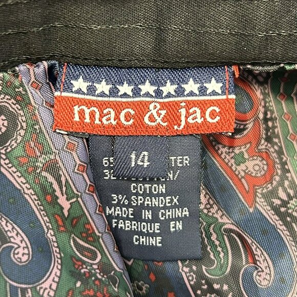 Vintage Mob Wife Skirt Size 14 Black Pinstripe Pencil Midi Gangster Y2K 90's - Picture 3 of 4